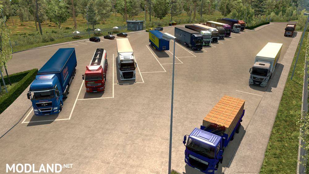 AI Truck Speed for Truck Traffic Pack