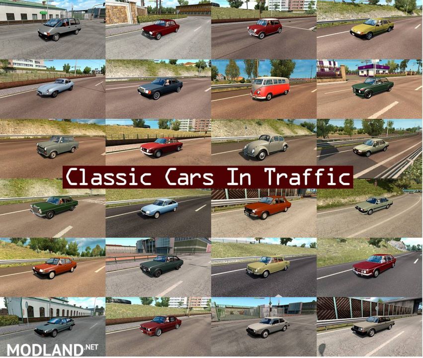 Classic Cars Traffic Pack by TrafficManiac
