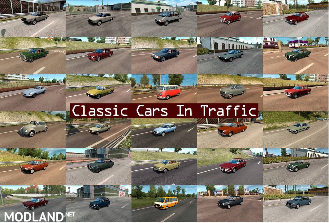 Classic Cars Traffic Pack by TrafficManiac