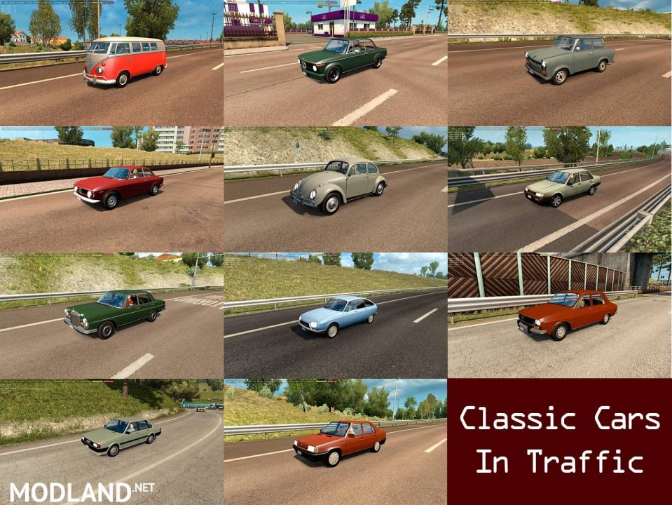 Classic Cars Traffic Pack by TrafficManiac