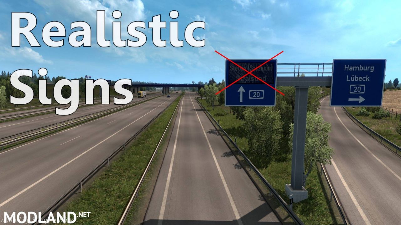 ETS 2 - Realistic Signs