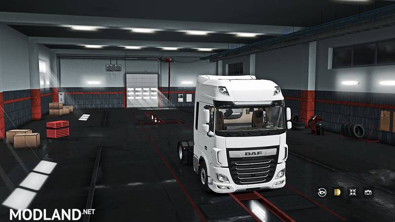 Exterior view reworked for DAF XF Euro 6