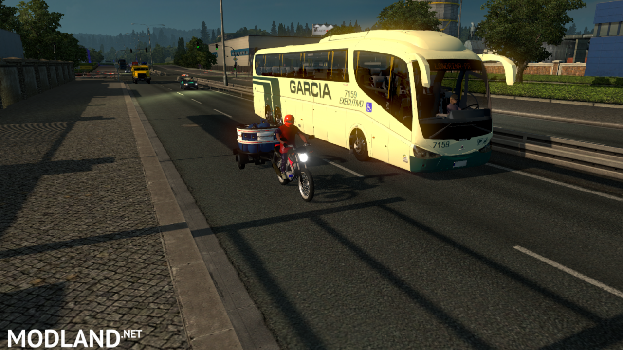 Brazilian cars and buses to traffic