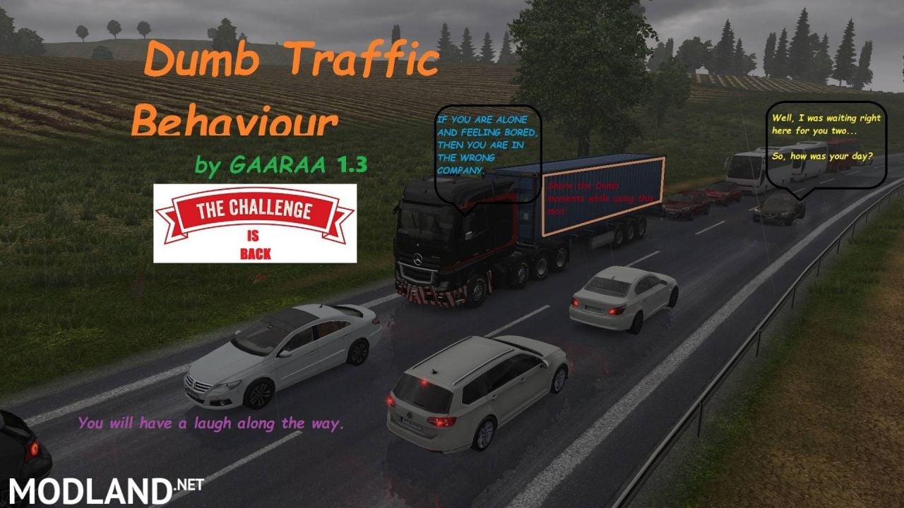 Dumb Traffic Behaviour by GAARAA