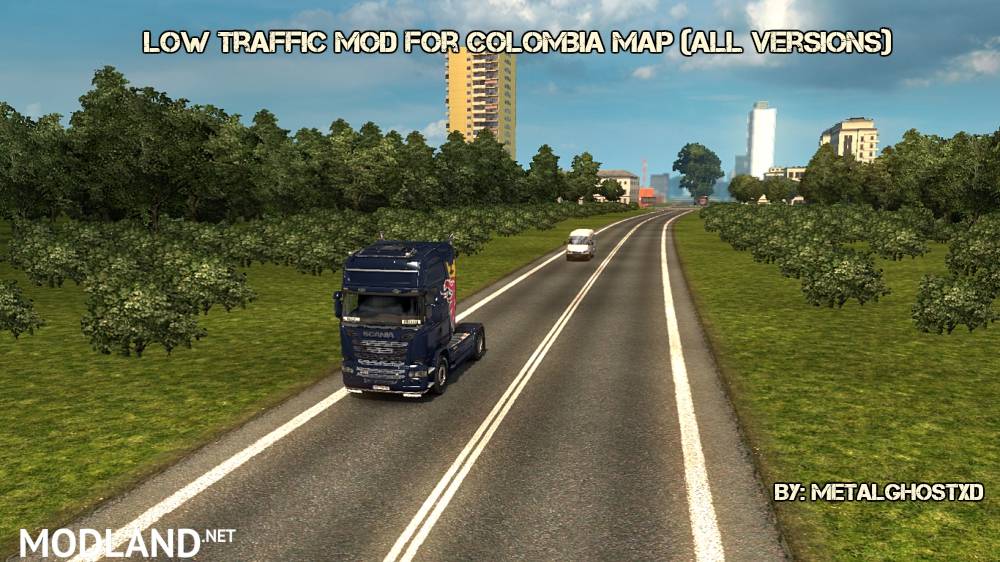 Low Traffic Mod for Colombia Map (All Versions)