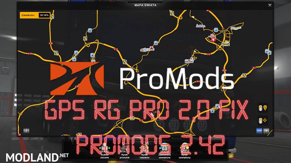 GPS RG PRO 2.0 FIX Promods 2.42