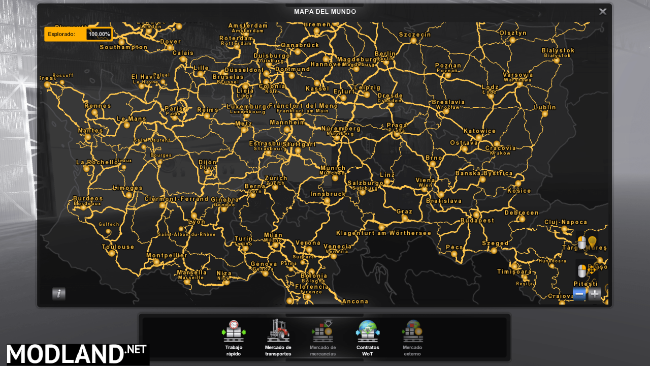 100% Explored Save Game Profile [MP-SP] [TruckersMP]