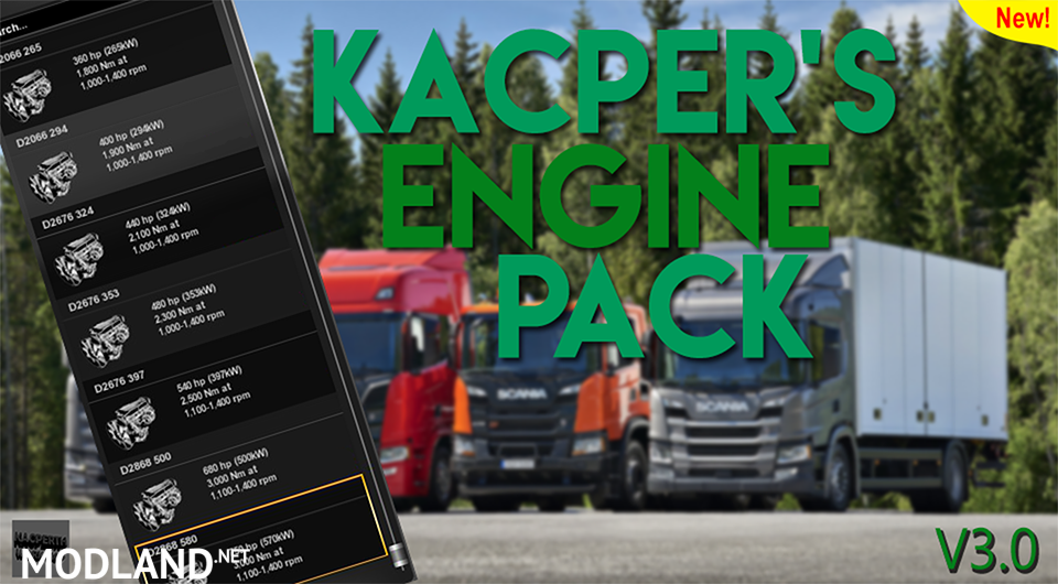 Kacper’s Engine Mega Pack – V3.0 – New Edition