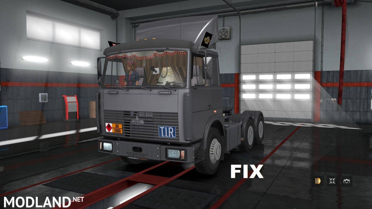 Fix for truck Maz 6422