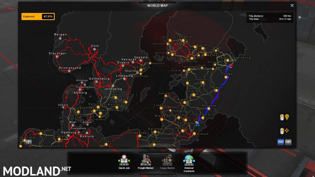 Transparent GPS line