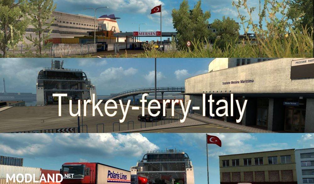 Turkey Italy Ferry Connection Map [1.30.x]