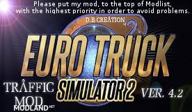 D.B Creation AI Traffic Mod 4.2 for ETS 2 Ver. 1.19.2s [UPDATED]