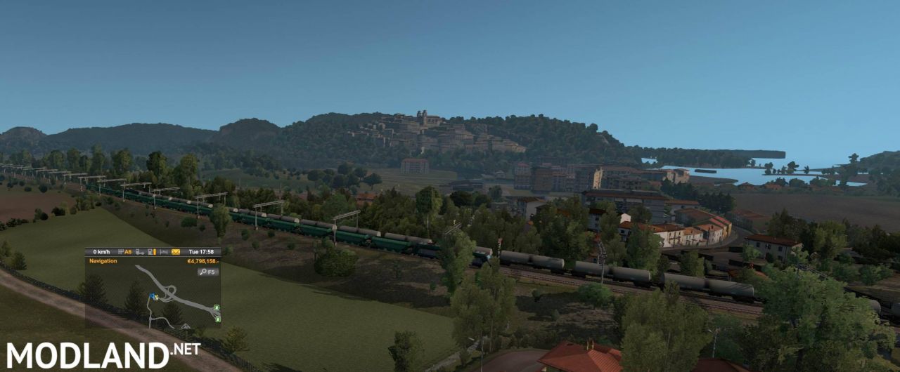 Long Freight Train in Europe v 1.0 1.35.x