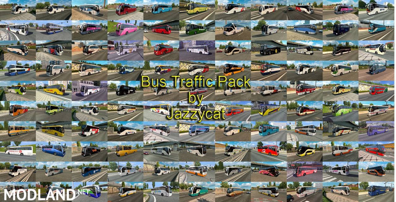 Bus Traffic Pack by Jazzycat