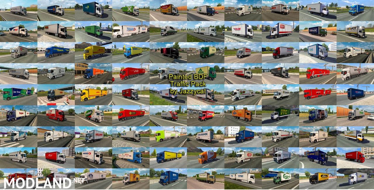 Painted BDF Traffic Pack by Jazzycat
