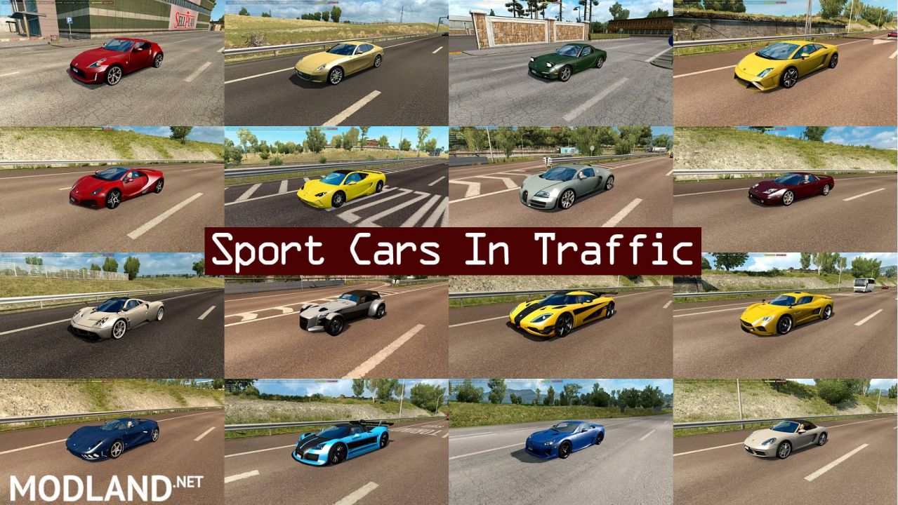 Sport Cars Traffic Pack by TrafficManiac