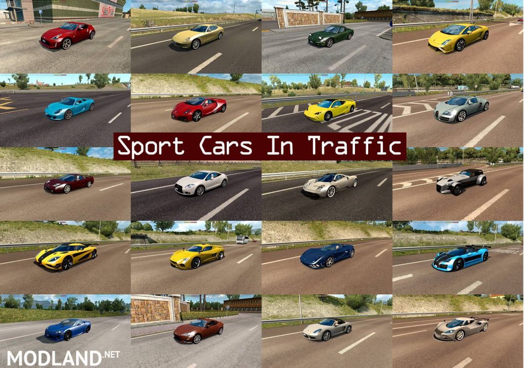 Sport Cars Traffic Pack by TrafficManiac