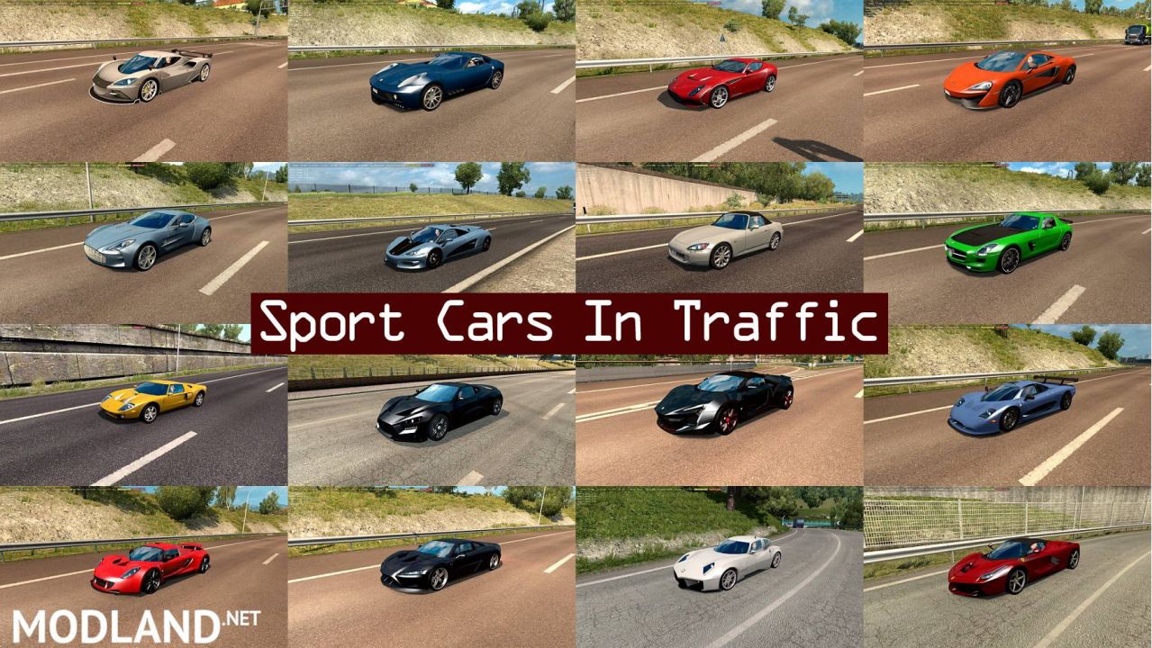 Sport Cars Traffic Pack by TrafficManiac