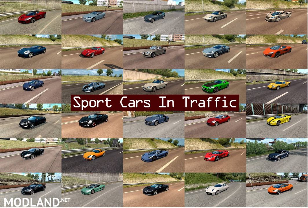 Sport Cars Traffic Pack by TrafficManiac