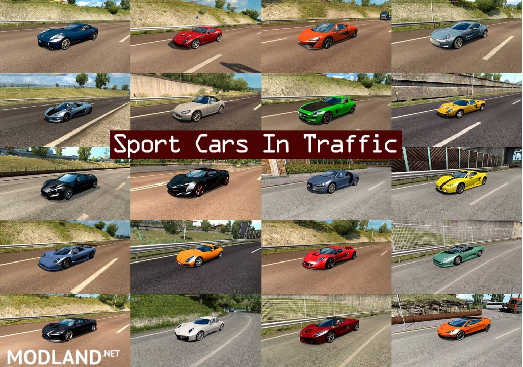 Sport Cars Traffic Pack by TrafficManiac