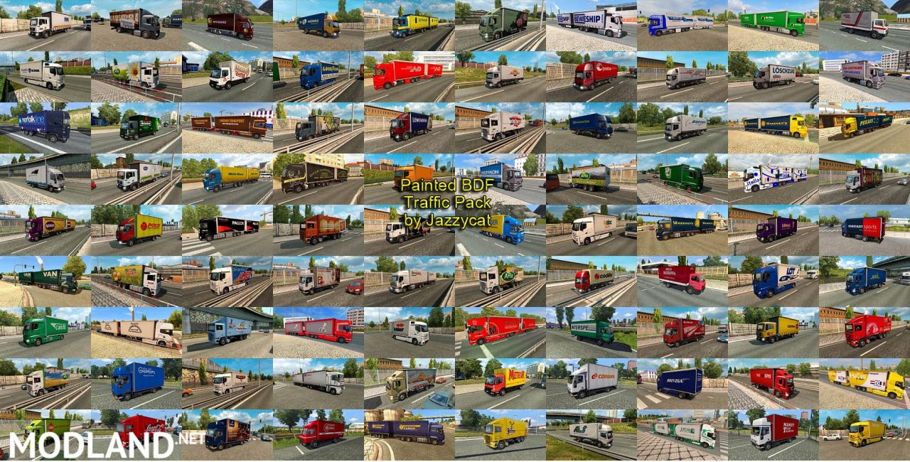Painted BDF Traffic Pack by Jazzycat