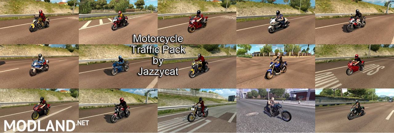 Motorcycle Traffic Pack by Jazzycat
