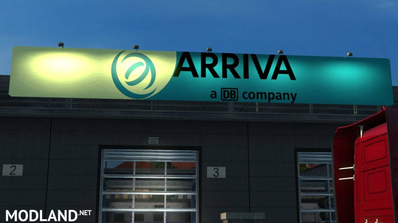 ARRIVA "OLD LOGO" GARAGE BOARD