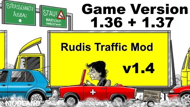 Rudis Traffic Mod v1.4 1.36 + 1.37