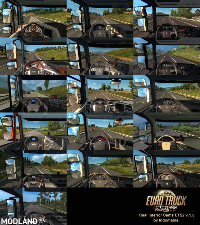 Real Interior Cams ETS2