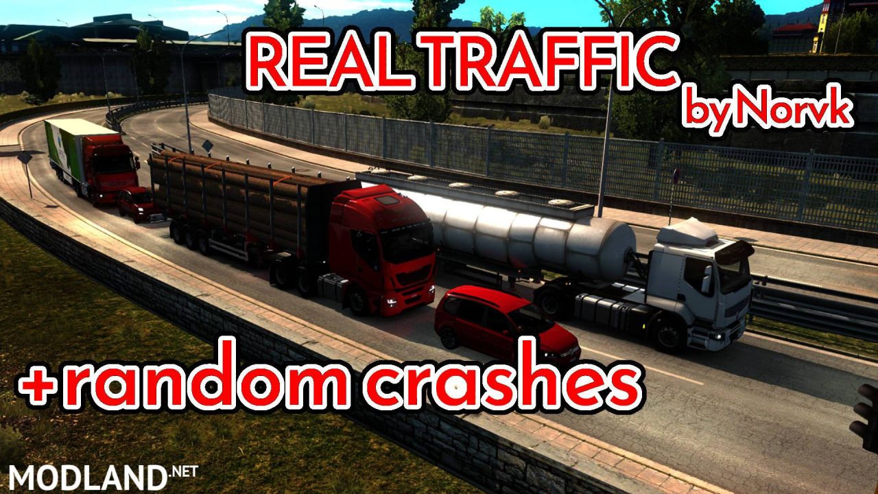 Realistic traffic density with random crashes 1.36.x