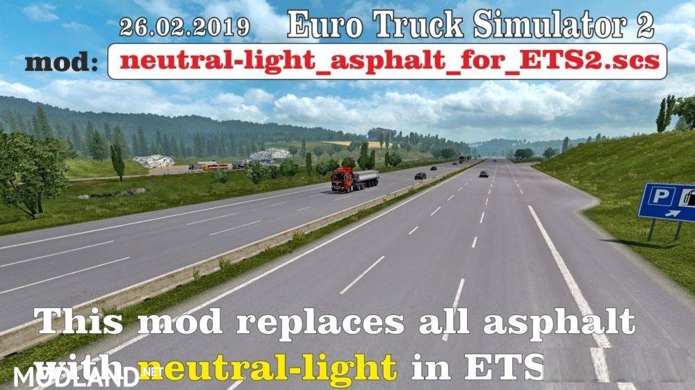 Road Asphalt for ETS2 1.33+