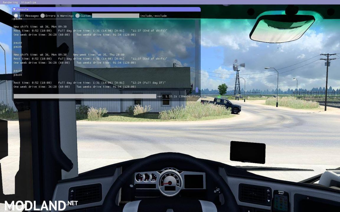 Simple Tachograph for ETS2/ATS