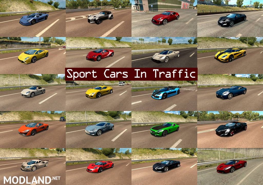 Sport Cars Traffic Pack by TrafficManiac