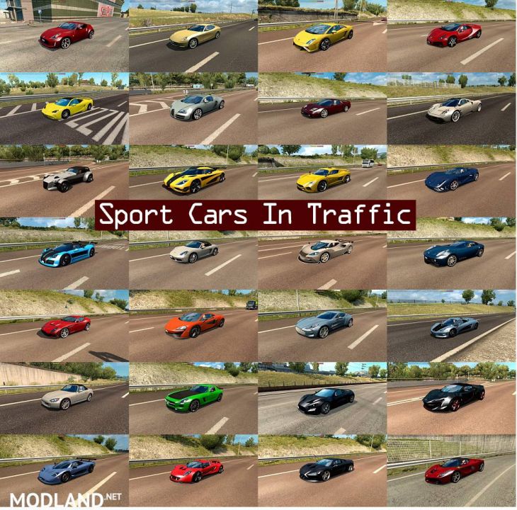 Sport Cars Traffic Pack by TrafficManiac