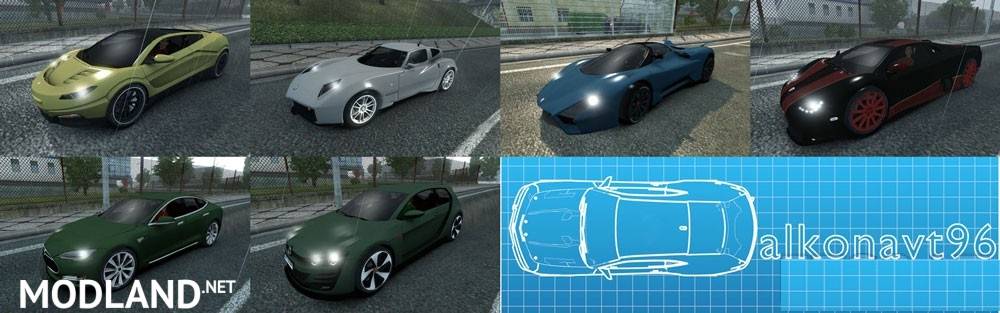 Asphalt 8 Traffic Pack Final (Sports cars) (1.27)