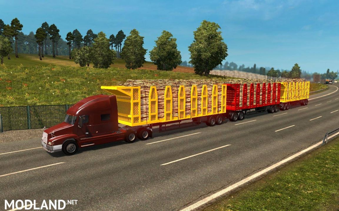 Traffic double triple trailers ETS2 (1.27.x 1.28.x)