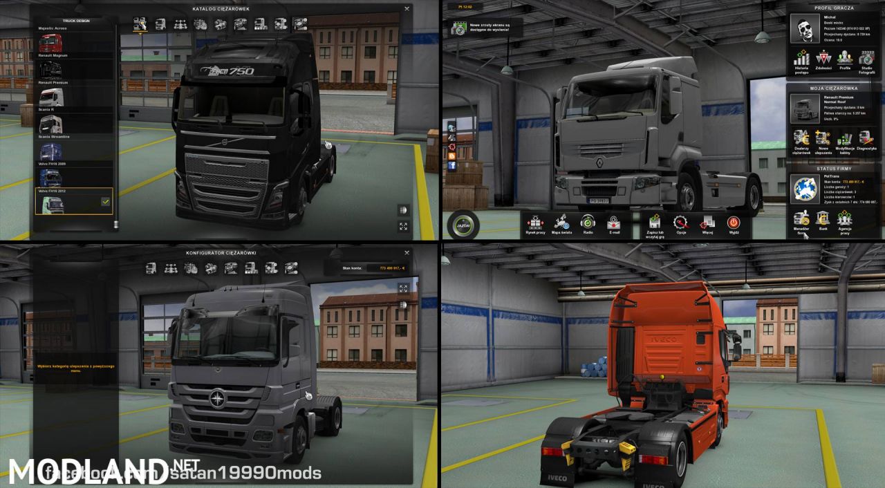 New background in menu and workshop