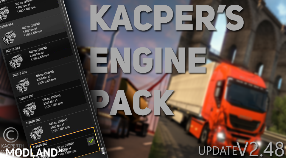 Kacper’s Engine Pack – v 2.48 – New Generation Scania Update