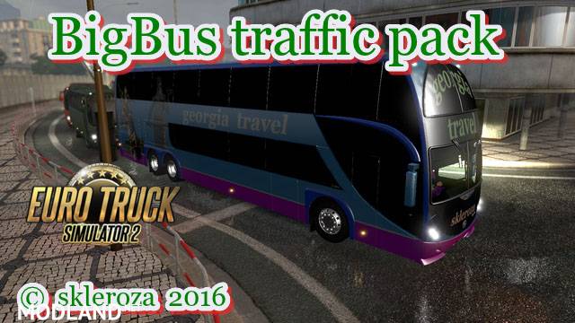 Big Bus traffic pack v-1.4.6 for 1.24