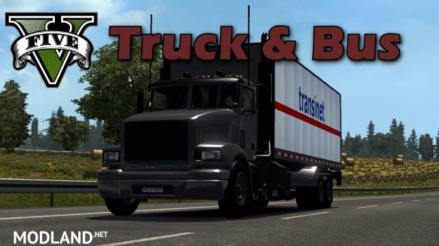 GTA V Truck & Bus Traffic Pack ETS2  1.37.x
