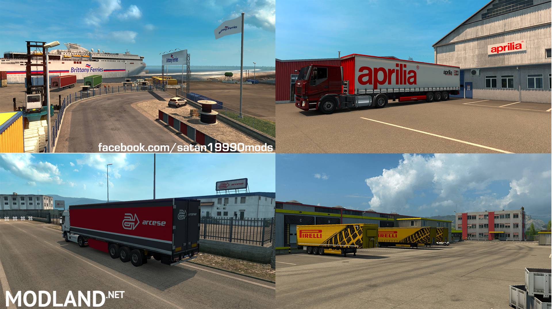 Mod changing company logos and trailer skins for painting real companie...