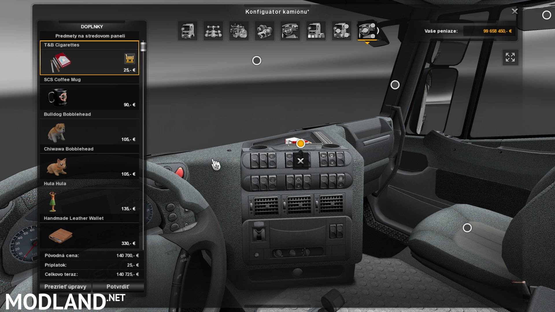 T&B Cigarettes - Interior Addon - ETS 2