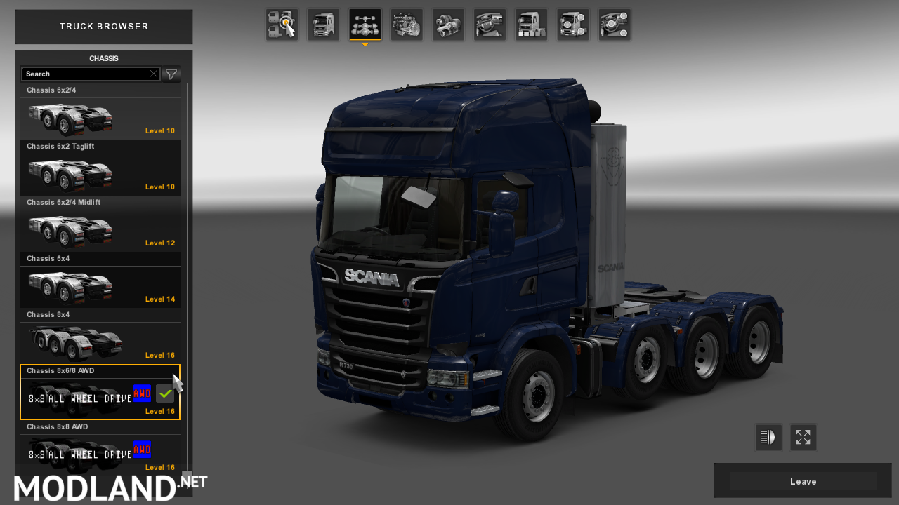 8x8 All Wheel Drive [1.27.2.4] - ETS 2