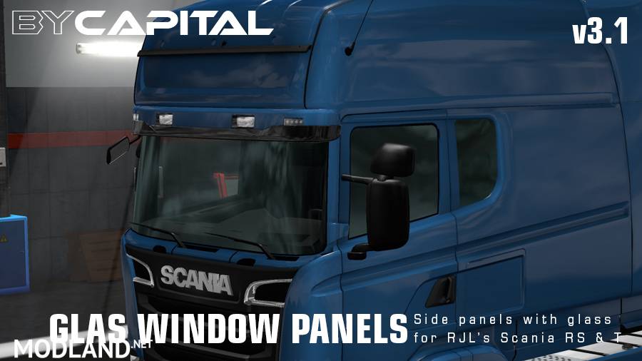 Scania RJL Side windows - ByCapital