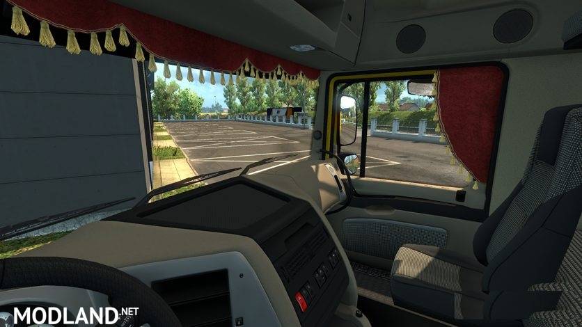 Animated Side Curtains for DAF 105
