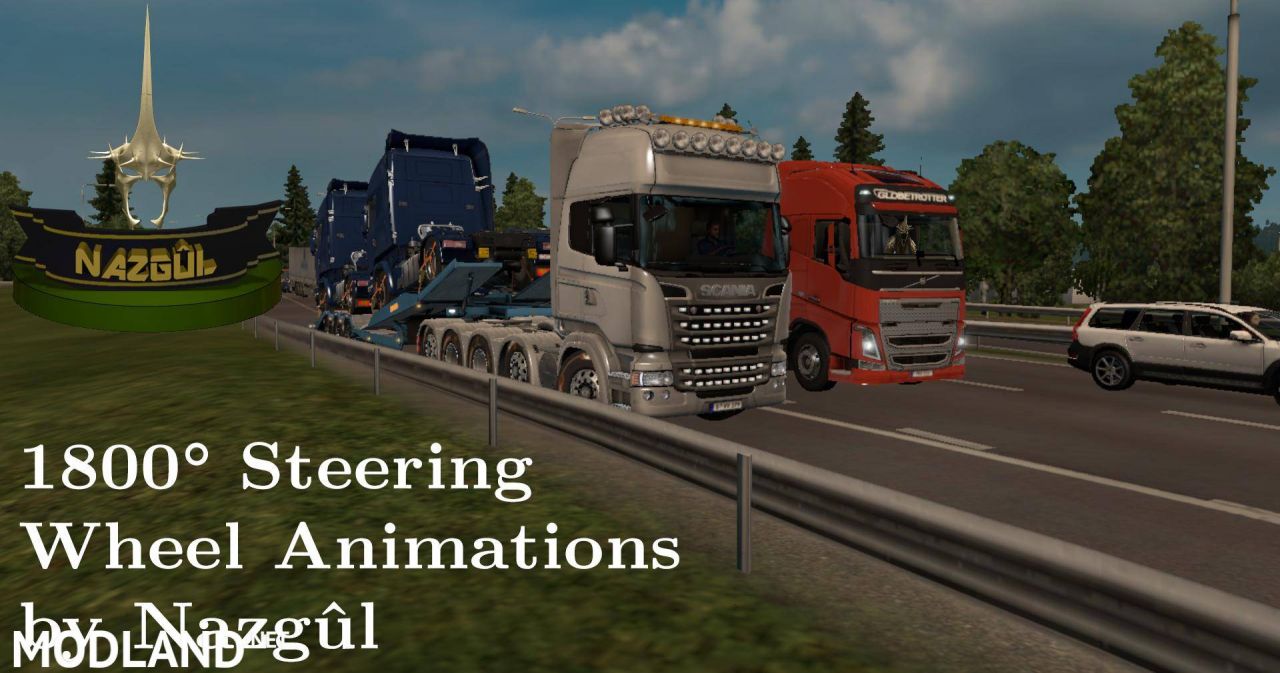 1800 Degrees Steering Wheel Animations