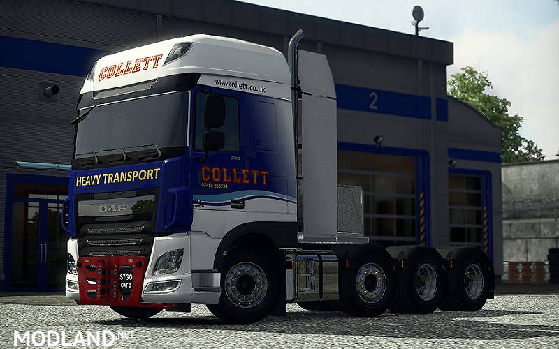 Heavy Haulage Chassis Addon for DAF XF Euro 6