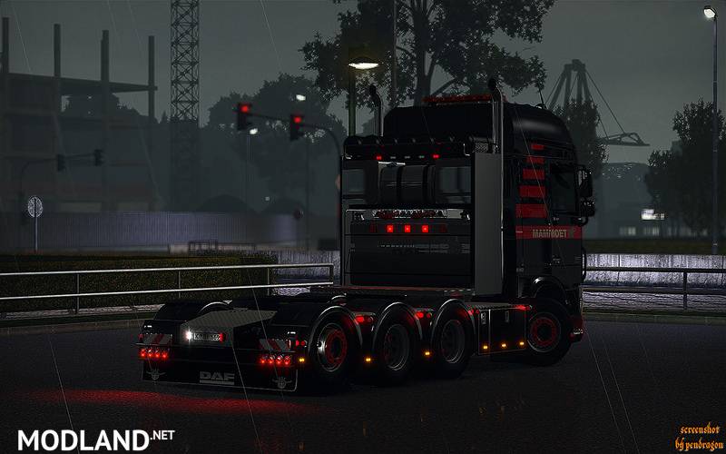 Heavy Haulage chassis addon for DAF XF Euro 6 by ohaha
