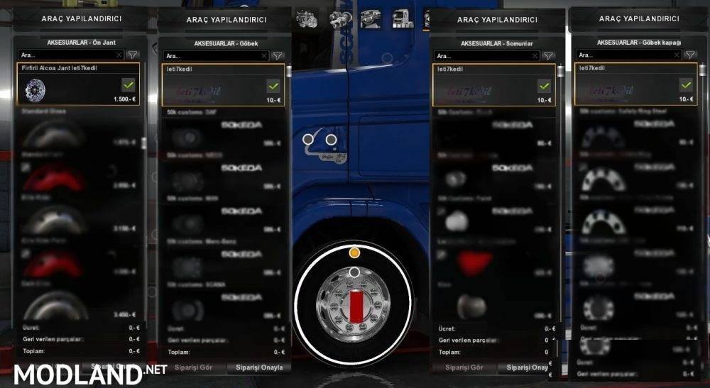 Scania Alcoa Wheel
