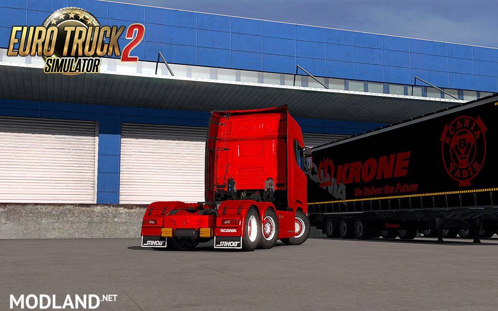 Scania S&R2016(SCS) Rear Mudflap Pack